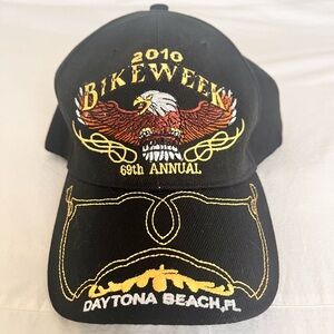 Daytona BikerWeek Black Embroidered Cap 69th Annual